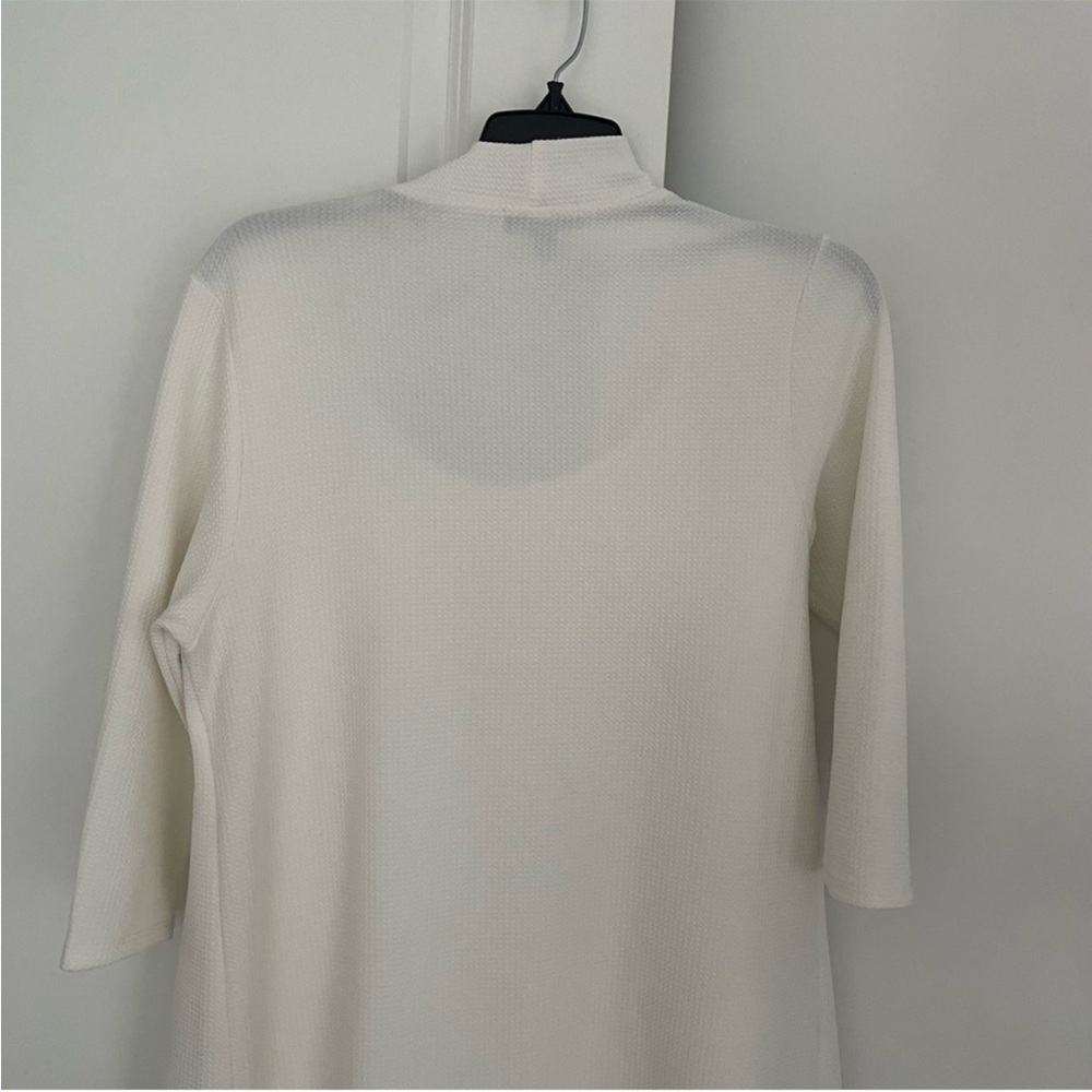 Espresso White Layered Special Occasion Dress Size M - Picture 3 of 10